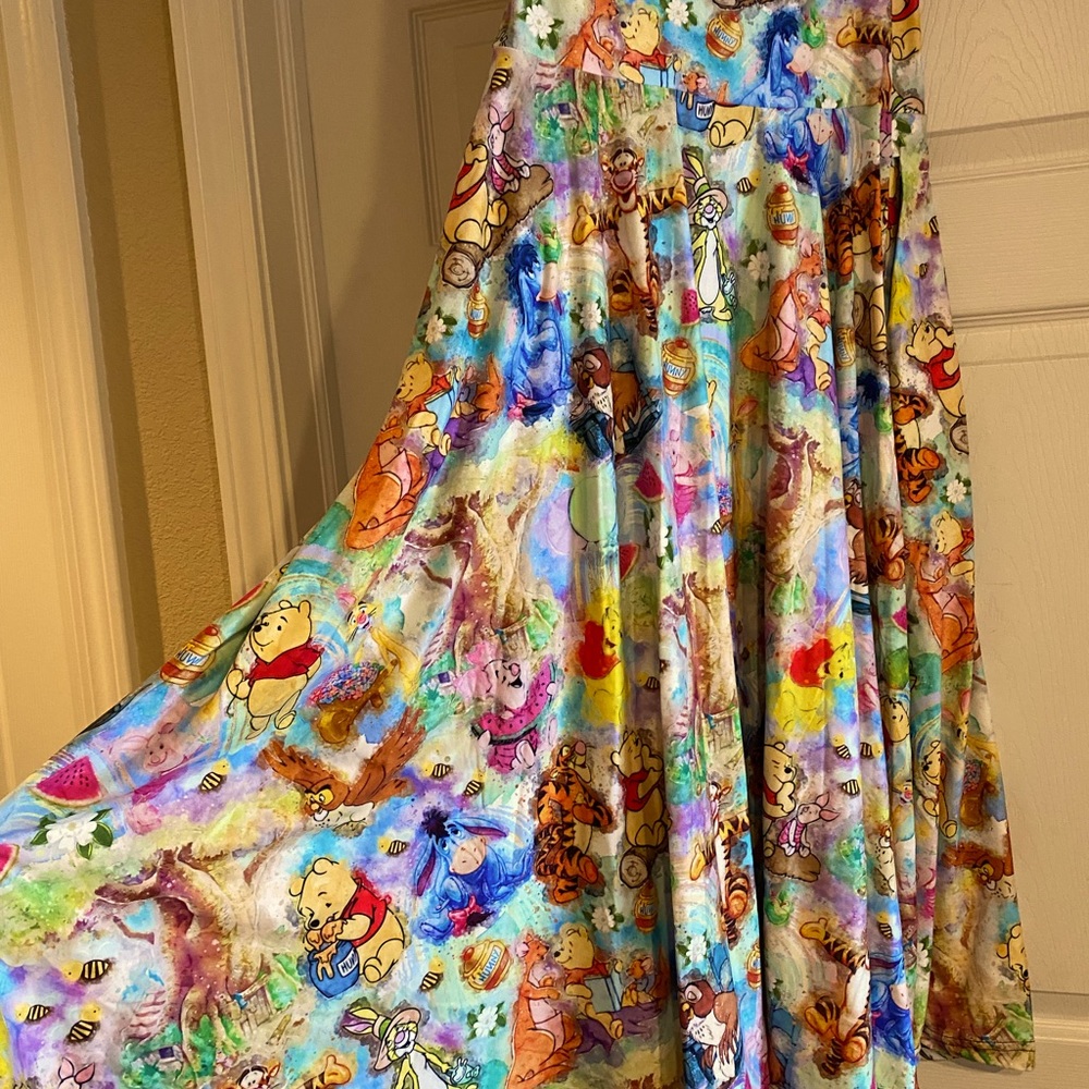 Brand New Disney Pooh Maxi Skirt Sz OS